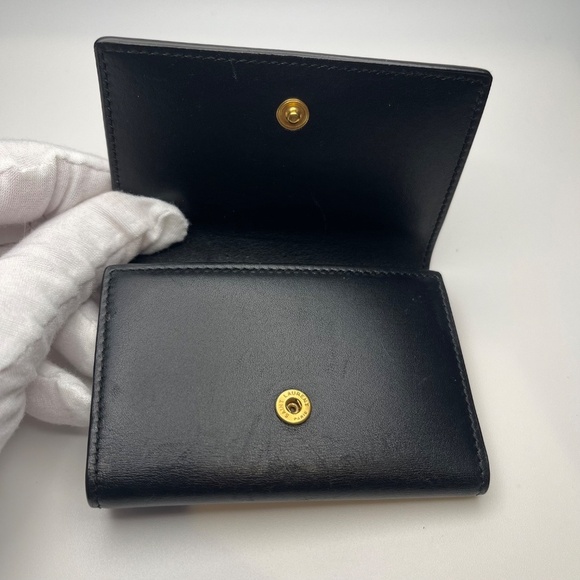 Saint Laurent 6 Row Black Leather Key Case - Preowned - Picture 4 of 15